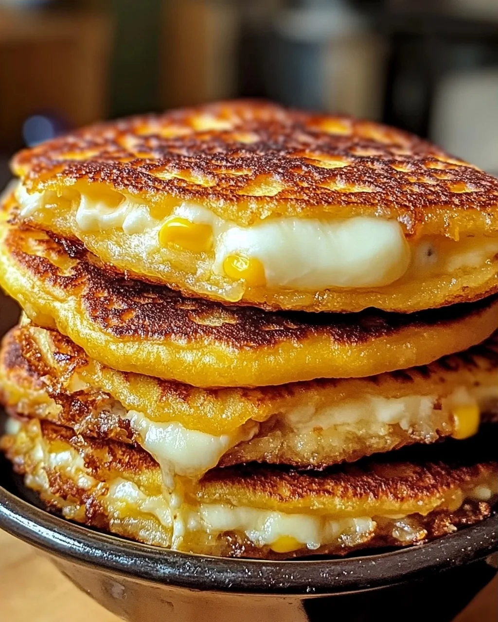 Venezolanische Süßmais-Cachapas für jedes Frühstück
