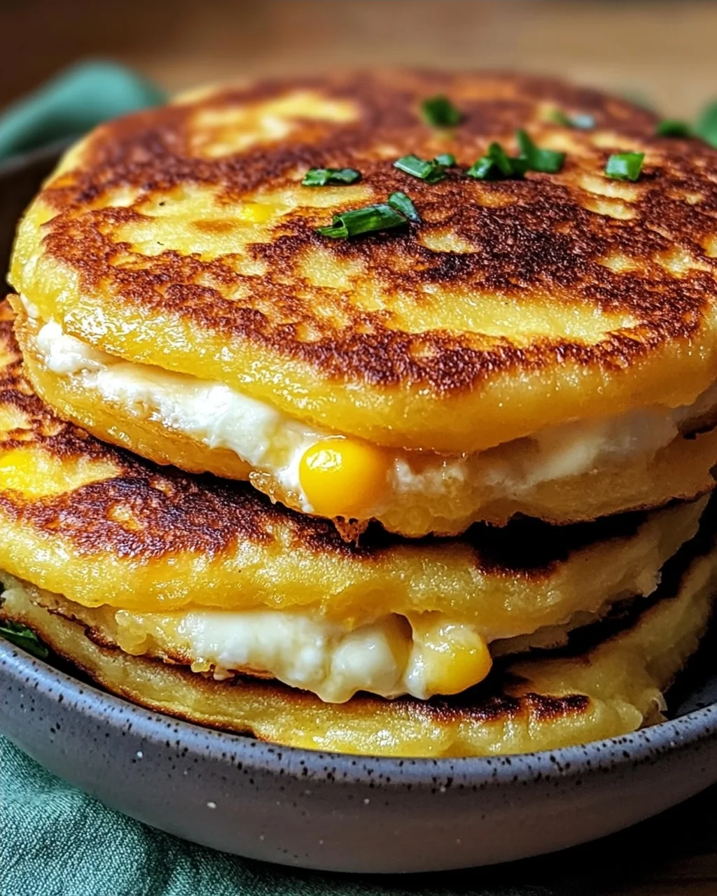 Venezolanische Süßmais-Cachapas für jedes Frühstück