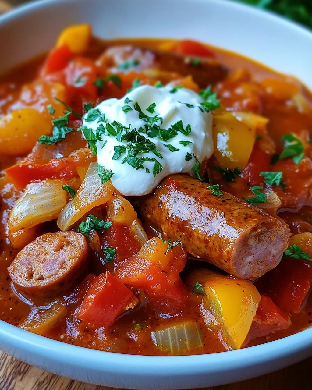 Würstchengulasch für Kinder