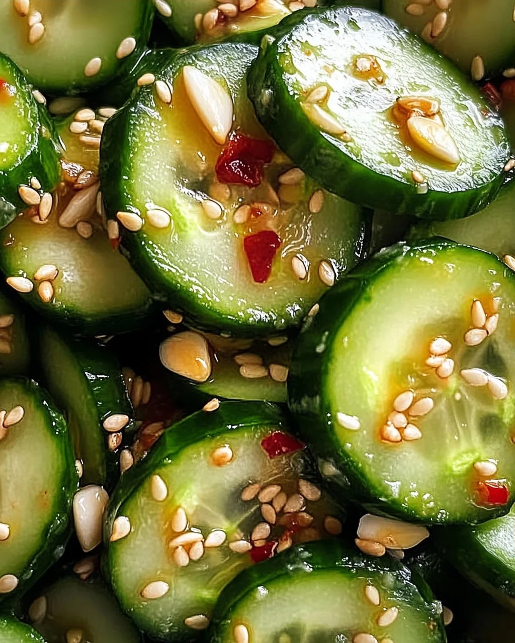 Würziger Asiatischer Gurkensalat