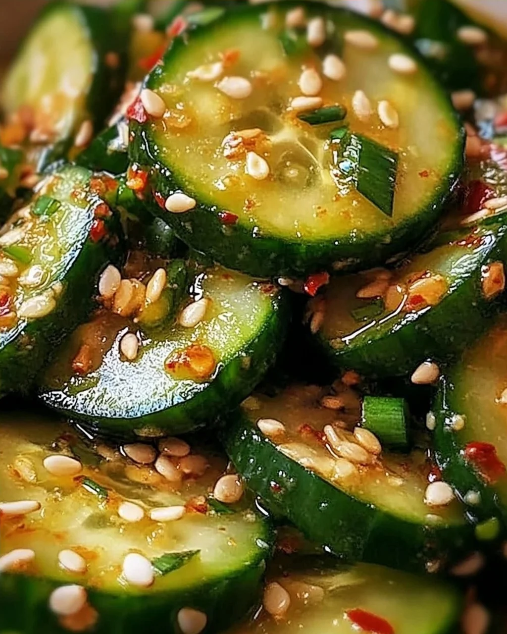 Würziger Asiatischer Gurkensalat